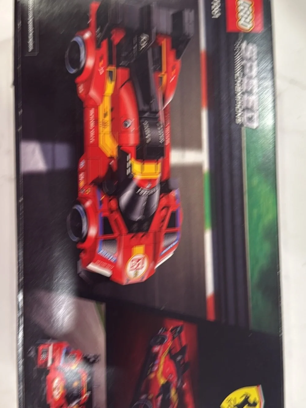 Lego Red and Yellow Race Car - Speed Champions